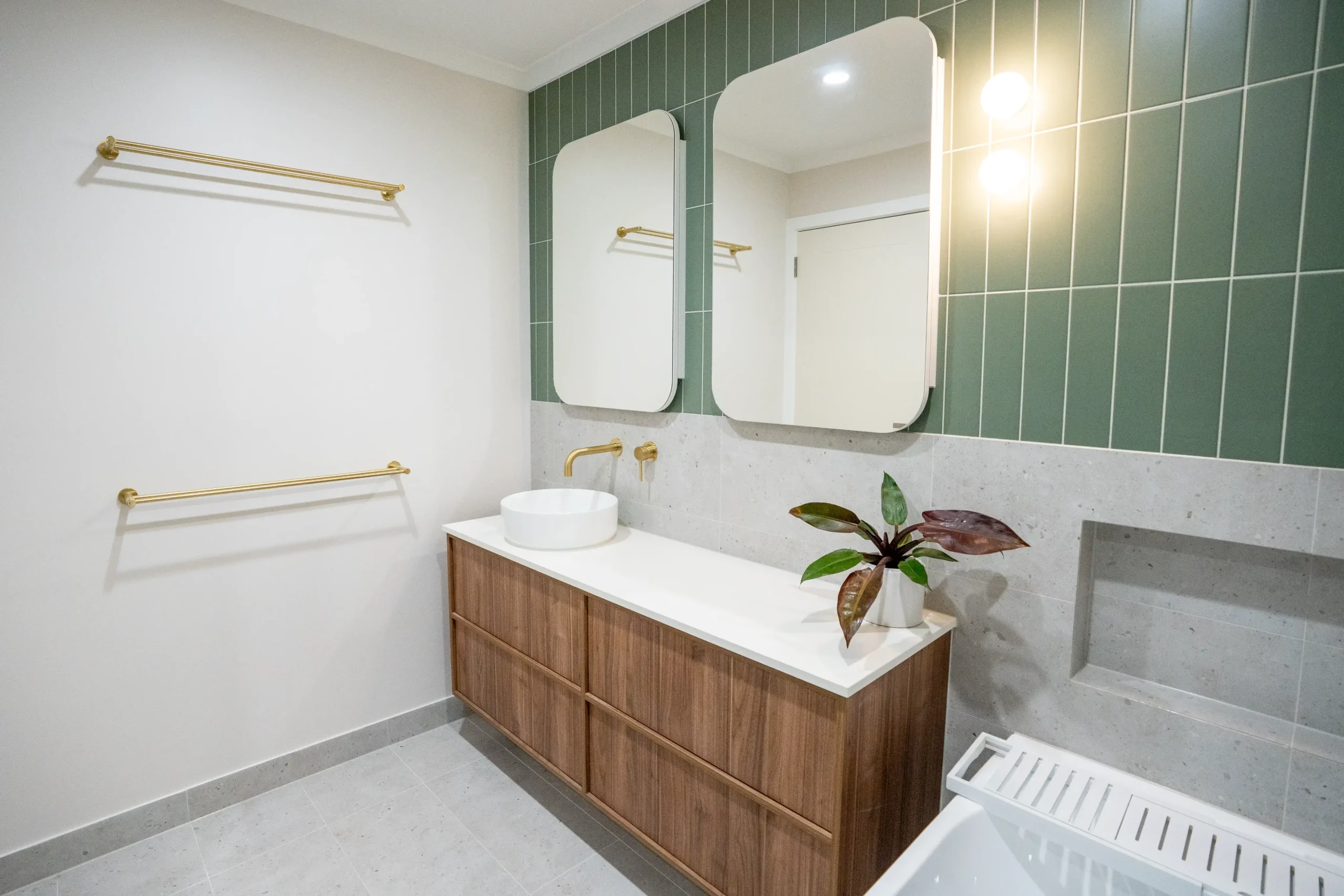 Bathroom renovation  by Peak Building Group